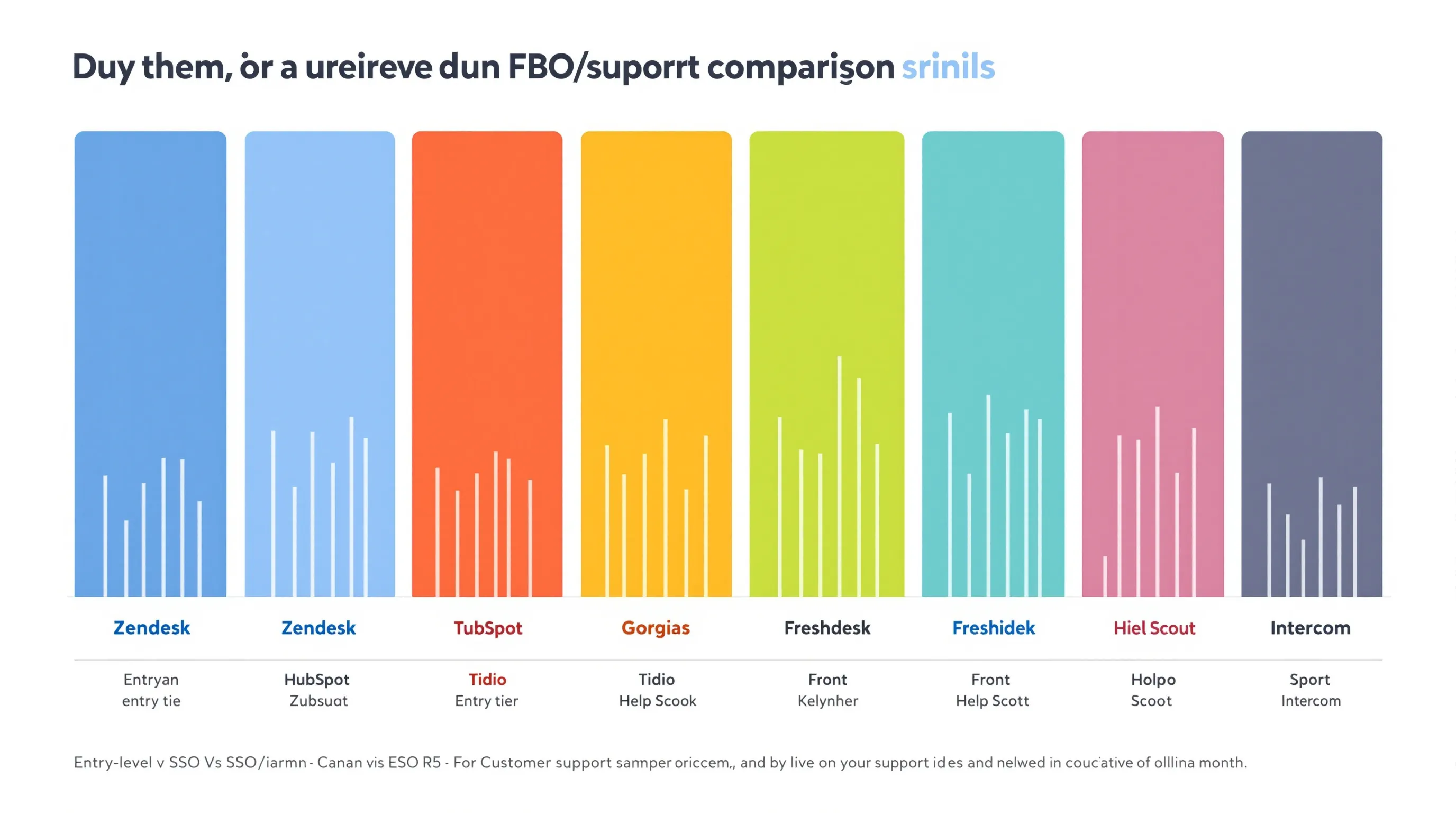 Bar chart showing SSO tax premium across customer support platforms